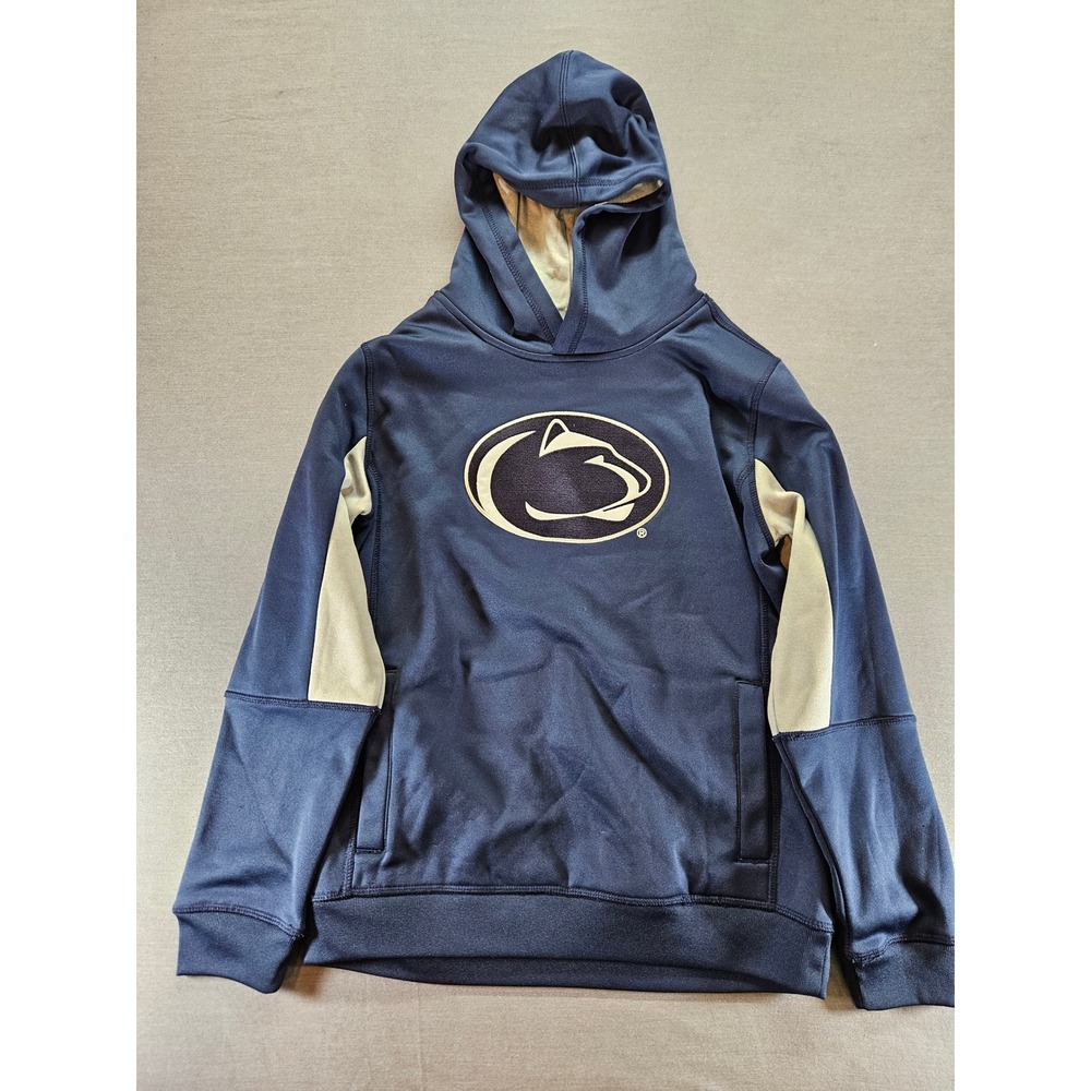 Gen2 Penn State Nittany Lions Youth Hoodie Navy Blue Grey Size L 14/16